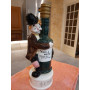 Rare vintage bouteille musicale black and white