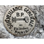 petite plaque emailée