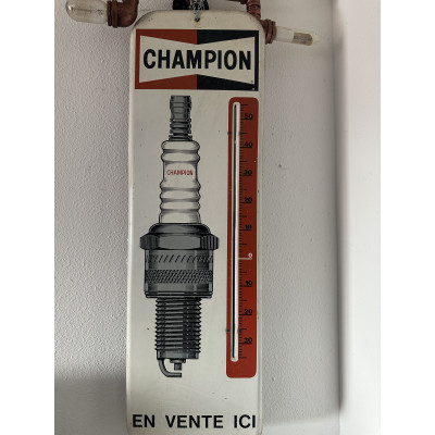 Thermomètre publicitaire - Champion bougie - 1950-1960 - Catawiki