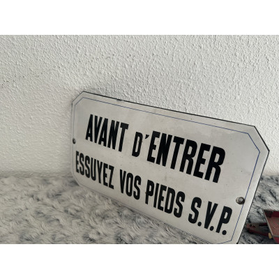 plaque  emaillée  1940.50